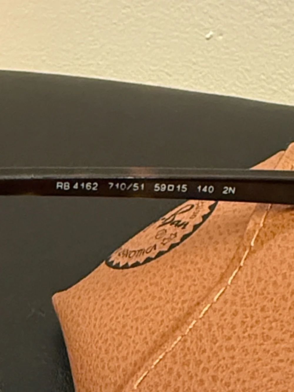 Used Ray-Ban Women's Brown Gradient Aviator Sunglasses Ray-Ban RB4162 - Picture 7 of 8